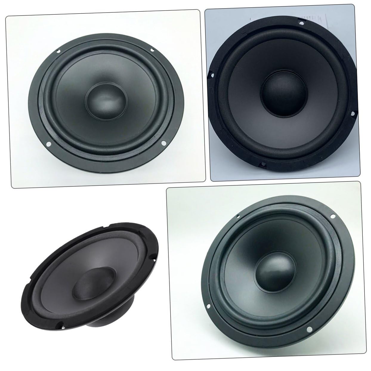 Mipcase Altoparlanti Per Porte Auto Posteriori 4 Ohm Kit 2 Pezzi Magnete, Compatibili Per Impianti Audio Auto Modificati, Resistenti e Versatili Per Musica Classica, Jazz, Rock