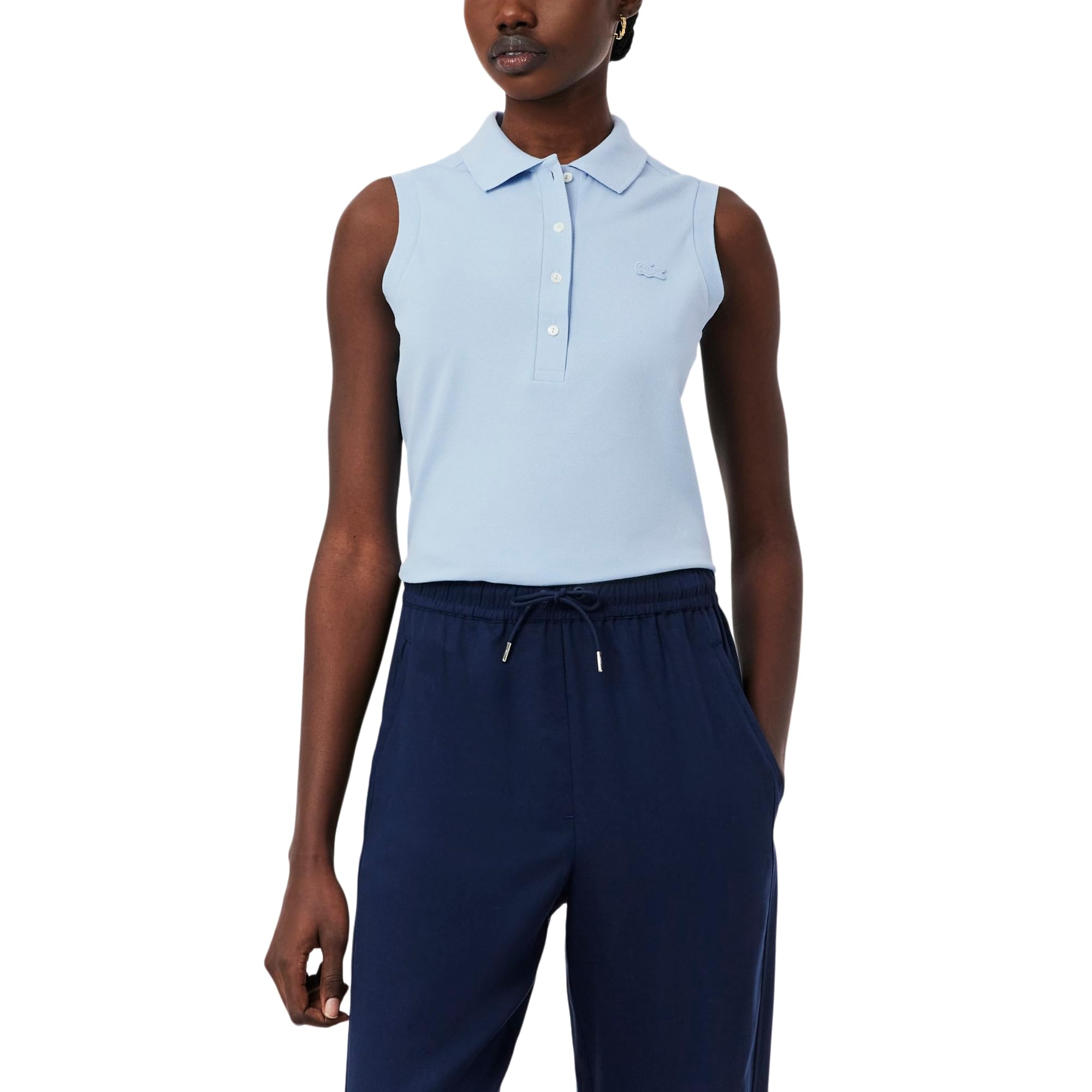 

                                                    Lacoste Women's Slim Fit L.12.D Sleeveless Stretch