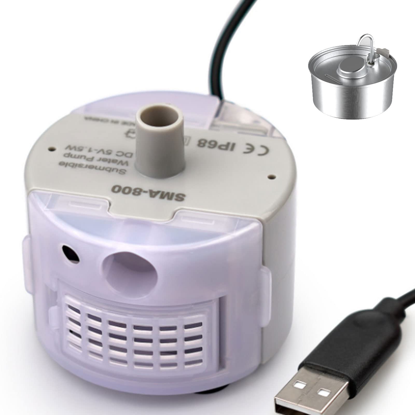 Cat Water Fountain Pump, Pet Water Fountain Pump for KOOGMOON Stainless Steel Cat Water Dispenser(S4)