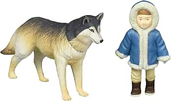 アニアオオカミとトナカイ4ひきセット非売品外箱破損有 アニアオオカミとトナカイ4ひきセット非売品外箱破損有