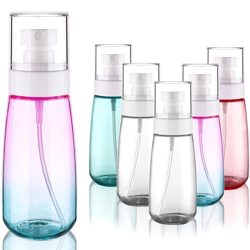 Cosywell Frascos Spray Recarregáveis para Viagem 100 mL, Pacote com 6