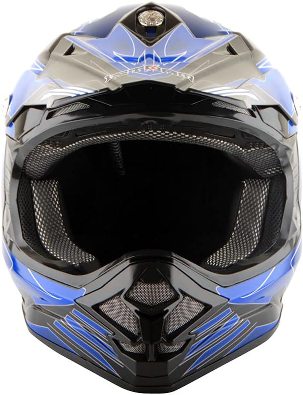 1Storm Adult Motocross Helmet ATV Dirt Bike BMX MX Downhill Mountain Helmet Track Style H819-5