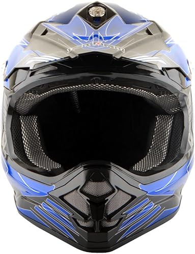 Miniatura 3 de 1Storm Casco de motocross adulto ATV Dirt Bike BMX Downhill Mountain Casco Track Style H819-5