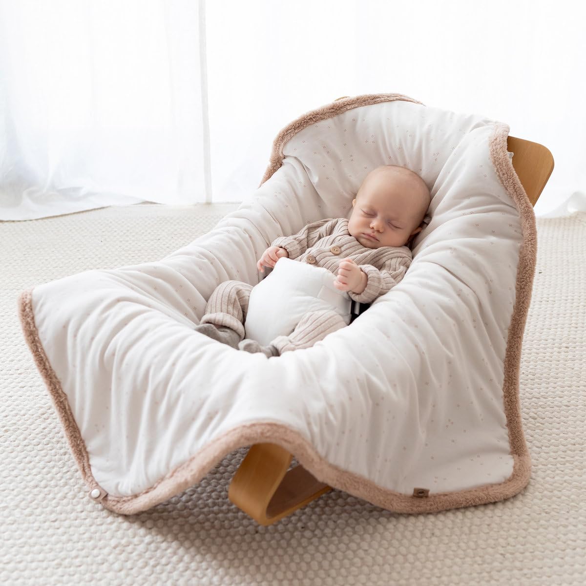 Nid d'ange 0-12 mois Pady softy et jersey Naturel - Bemini
