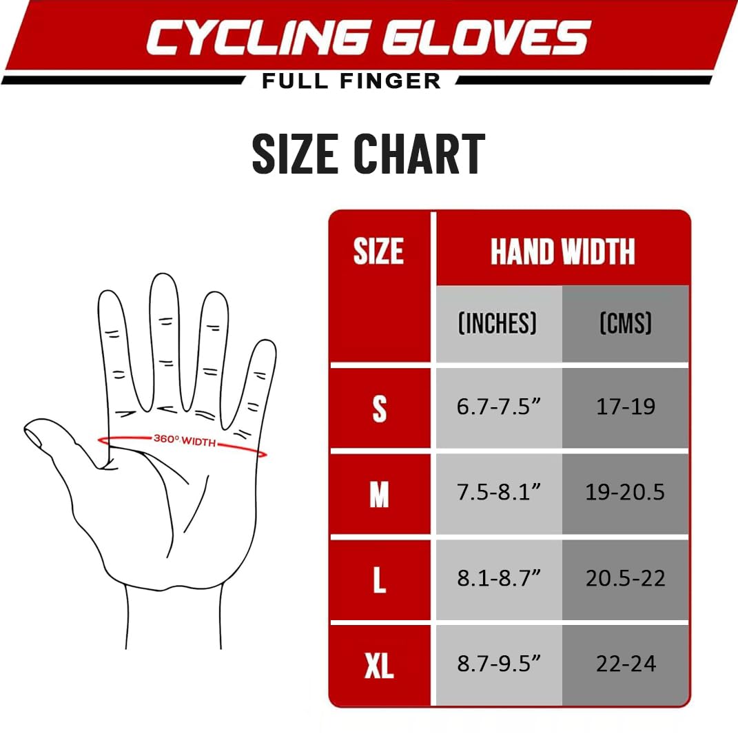 Gants VTT Antidérapant Anti-Choc Respirant Homme Femme