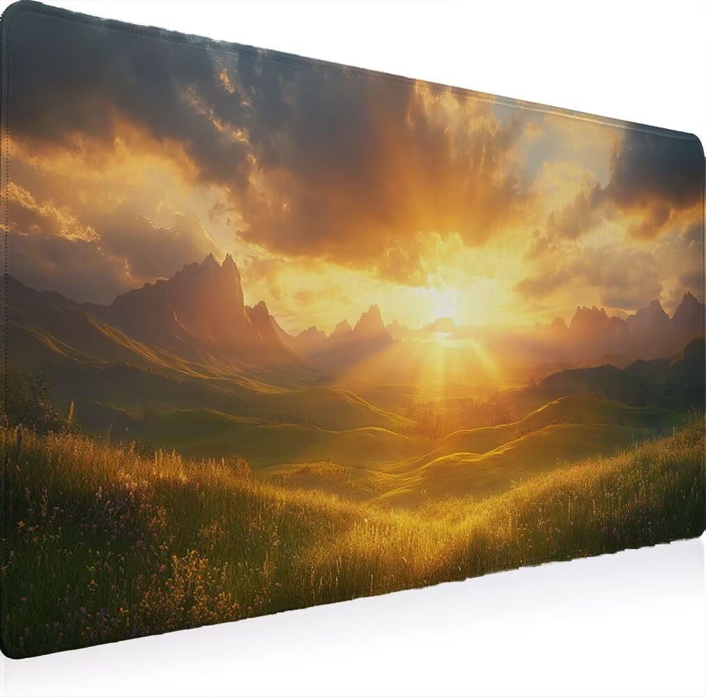 Podkładka pod mysz, podkładka pod mysz XXL 1200 x 600 podkładka pod mysz dla graczy, wodoodporna gumowa podstawa, duża podkładka pod mysz do gier na biurko szyte krawędzie wodoodporna antypoślizgowa