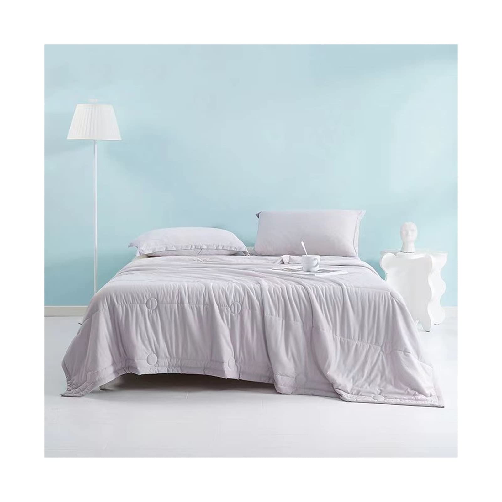 Edredón de verano suave para cama de adultos en noches calurosas