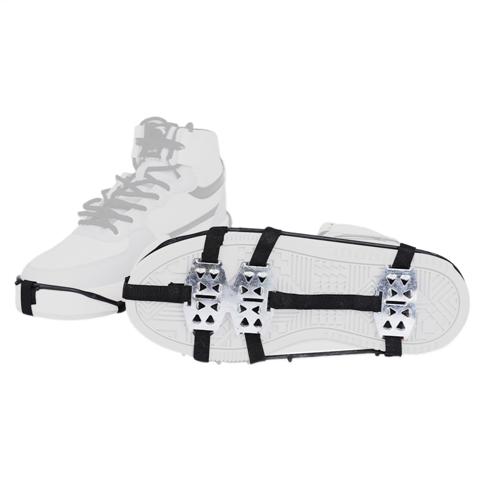 Snow Shoe Spikes, Anti-Slip Snow Grips Ice Shoes Grippers, Traction Cleats Crampons Ice Spikes, Snow Spikes Boot Spikes, Ice Cleats for Winter Hiking Climbing