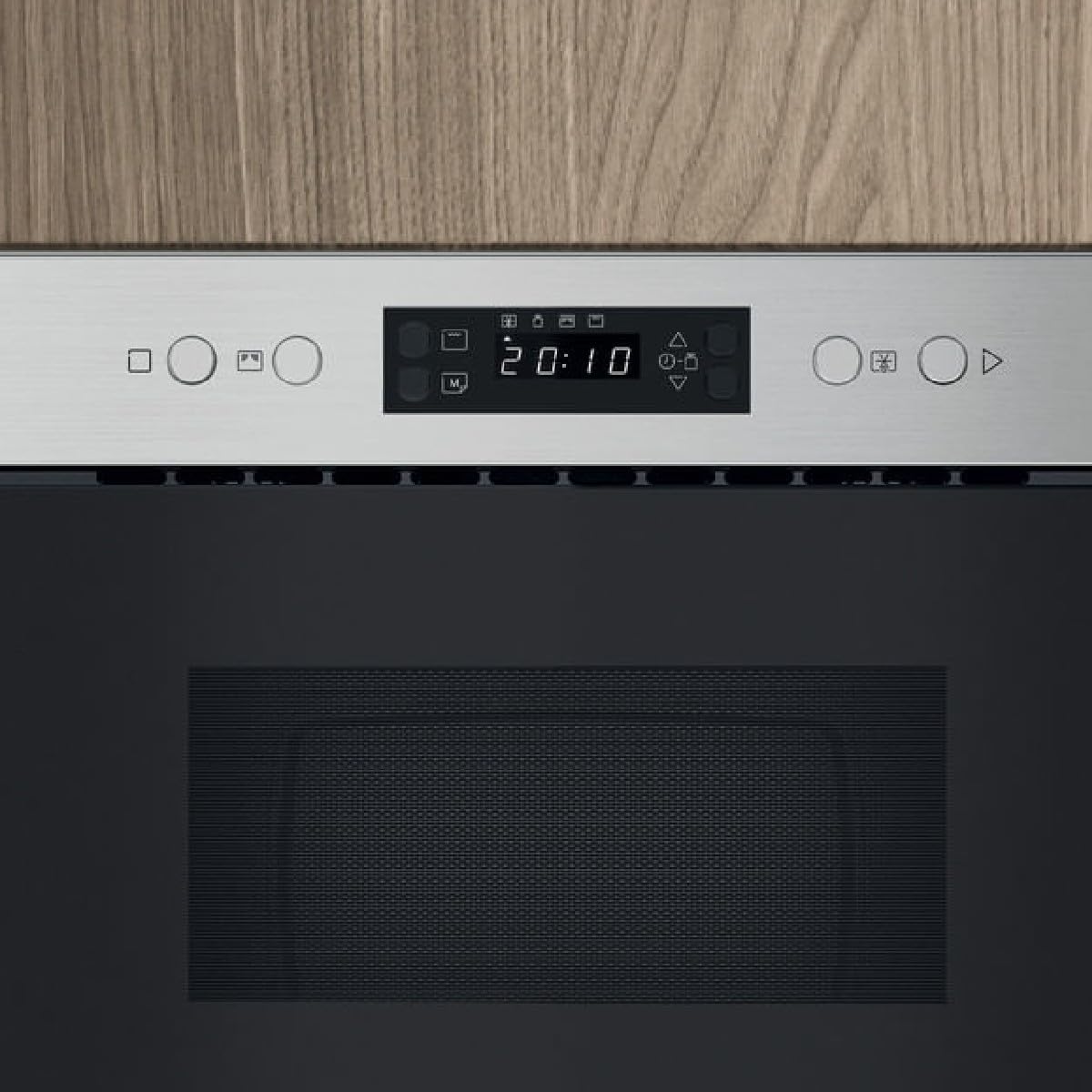 IMK12X Kuchenka mikrofalowa kombinowana, 22 l, podtynkowa, 750 W, czarny/stal nierdzewna