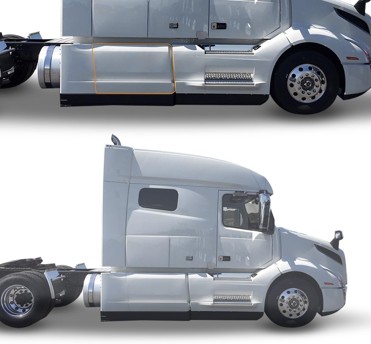 VNR Rear Fairing Support Compatible volvo 2018+，Left Driver Side (VNR REAR FAIRING SUPPORT 2018+, Left)