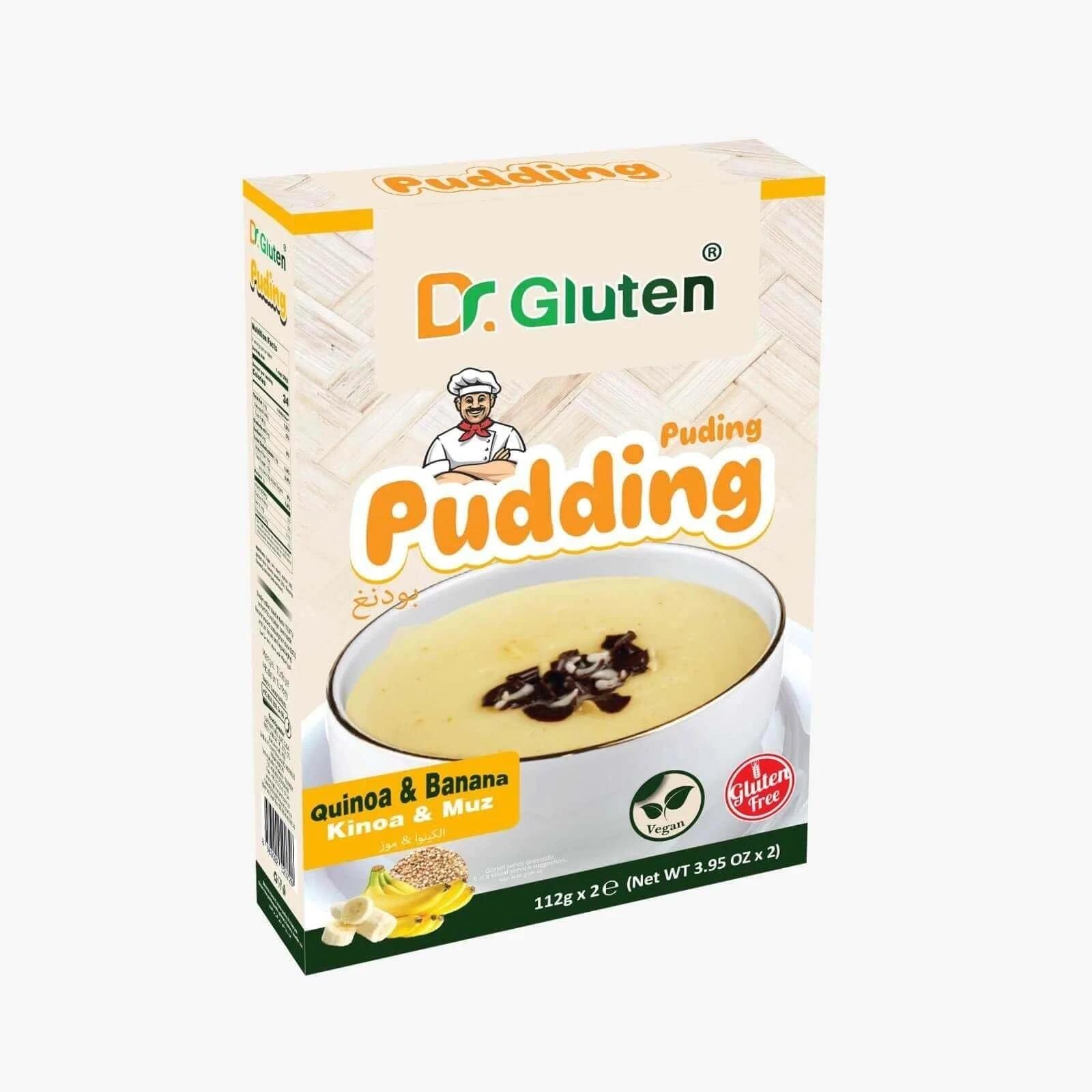 Dr. Gluten Glutensiz Muzlu Kinoalı Puding 112 G X 2 Adet