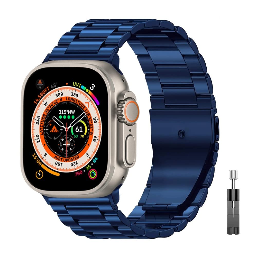 Bracelet en acier inoxydable pour Apple Watch Ultra 49mm iWatch Series