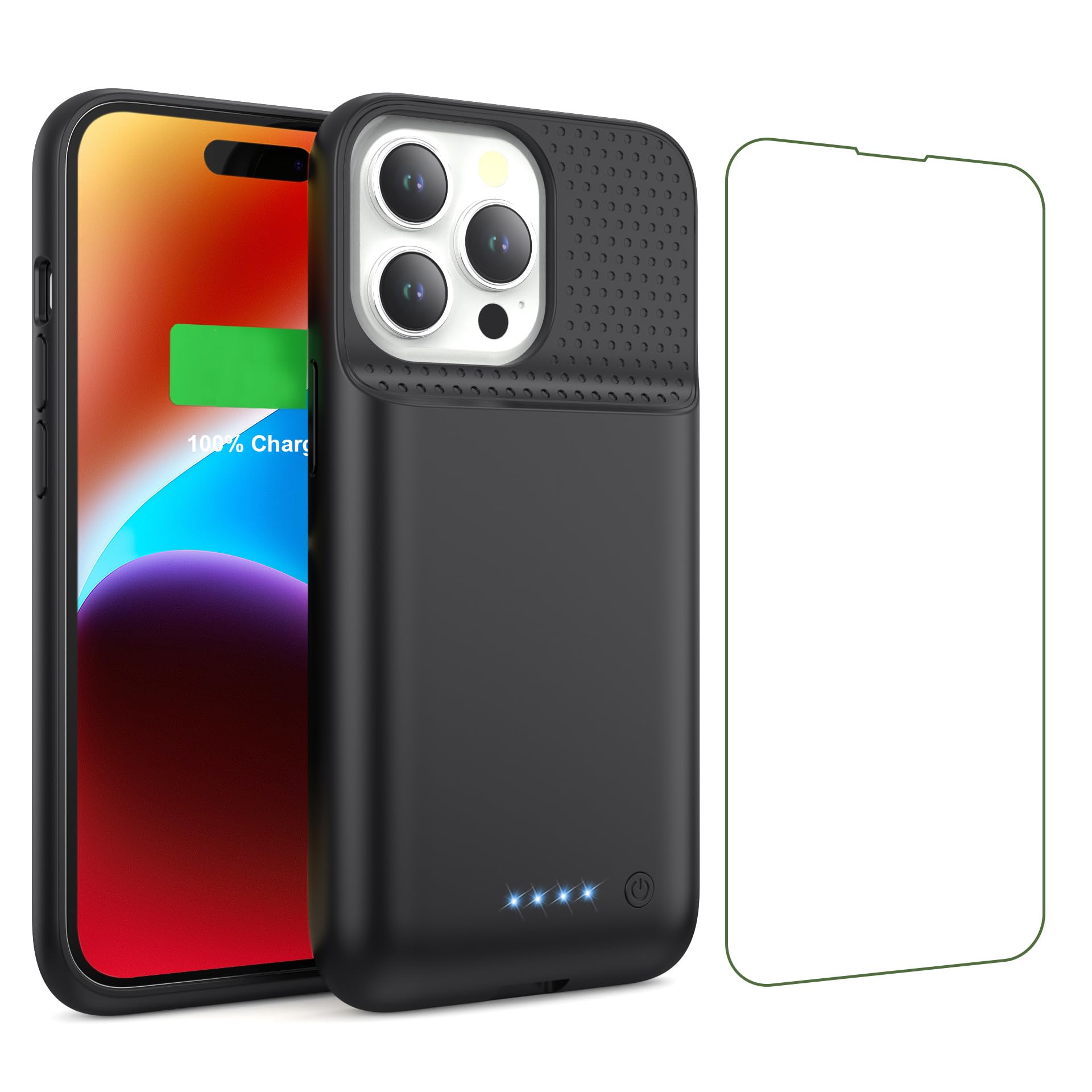 Amazon.com: QTshine Battery Case for iPhone 14/13/13 Pro (6.1 Inch