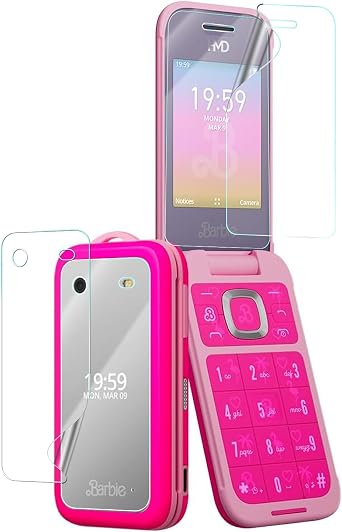 2 Pack for HMD Barbie Flexible Screen Protector, Anti-Scratch 3D Touch Case Friendly