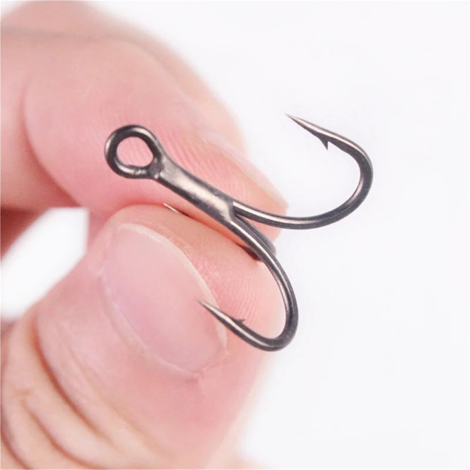Anzuelos de Pesca 100 Uds anzuelos triples 14# 12# 10# 8# 6# 4# 2# Pesca Suave