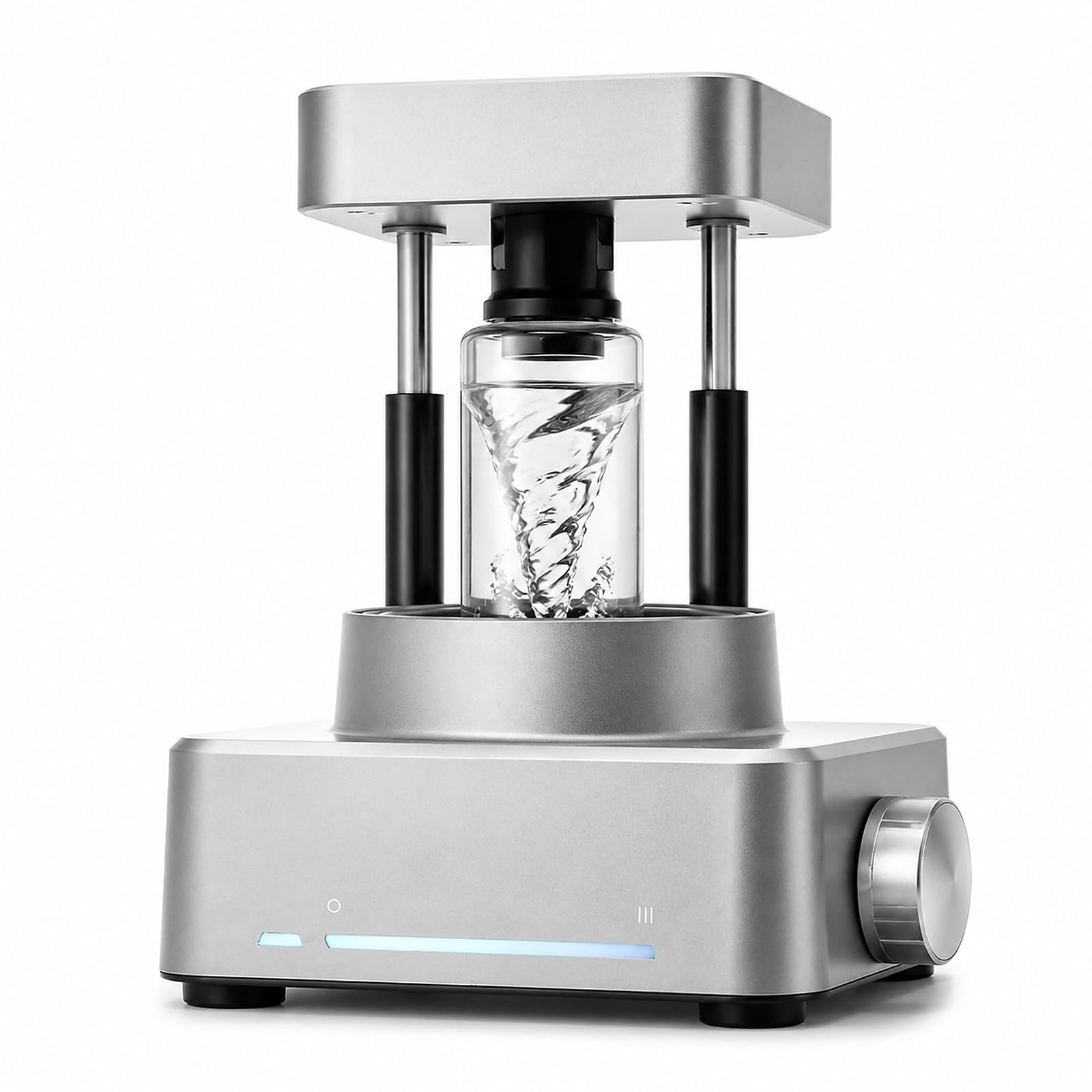 Mini mieszadło typu Vortex, automatyczna wytrząsarka do farb | Kompatybilne z butelkami o wysokości 35–125 mm i szerokości 25–50 mm; prędkość 3500 obr./min, timer (0–3 min)