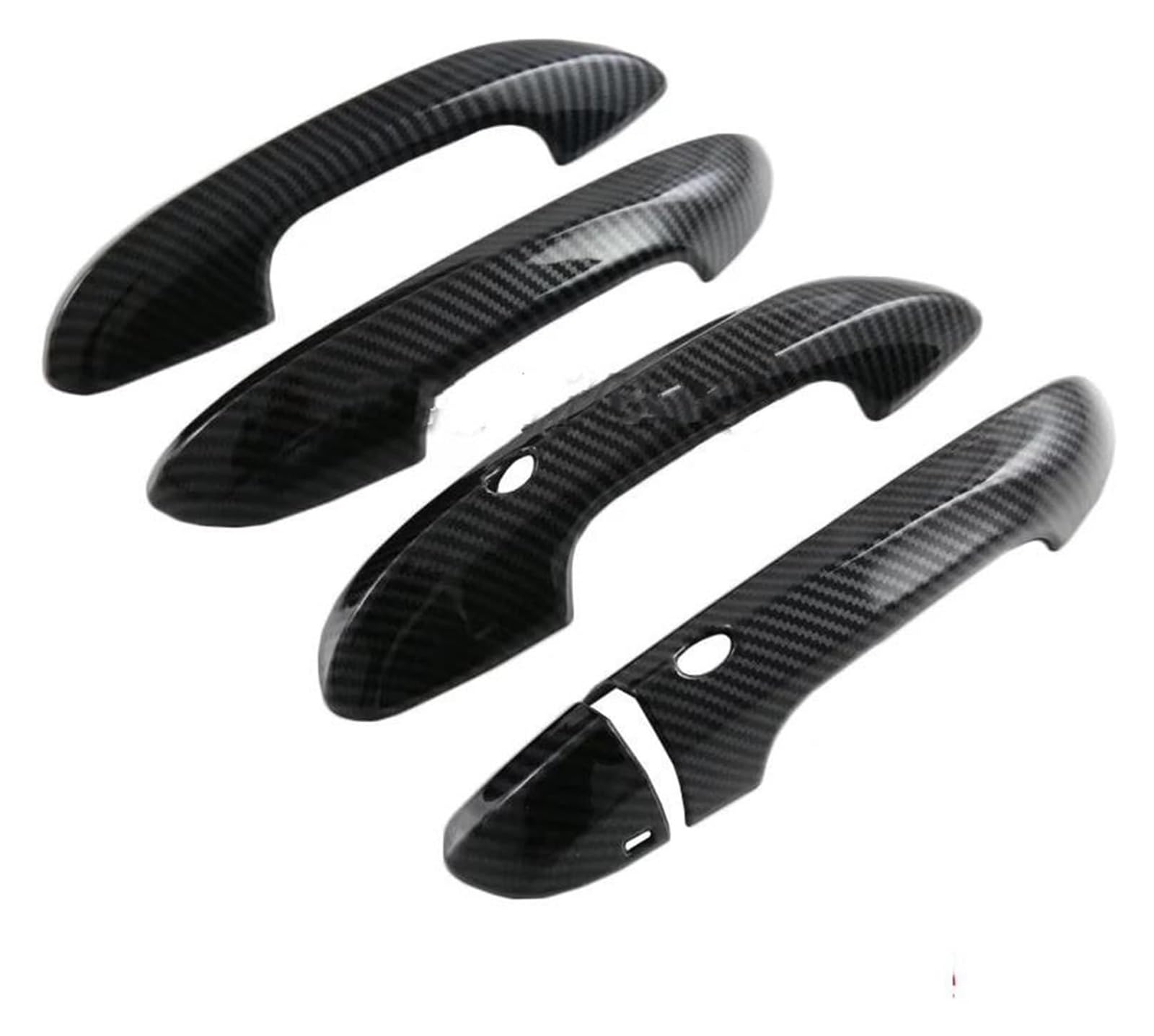 Hckclmbmzw D For Mg 4 Mg4 Ev For Mulan 2022 2023 Outer Oor Bowl Handle Stickers Protection Covers Trim Car Styling Carbon Fiber Oor Handle Cover(D)