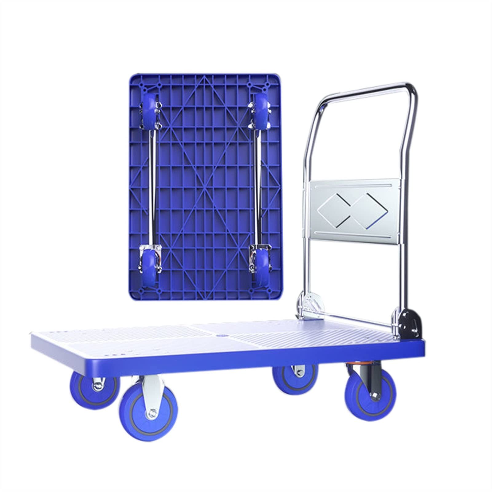 Chariot à main pliable pour le chargement de caisses et cartons