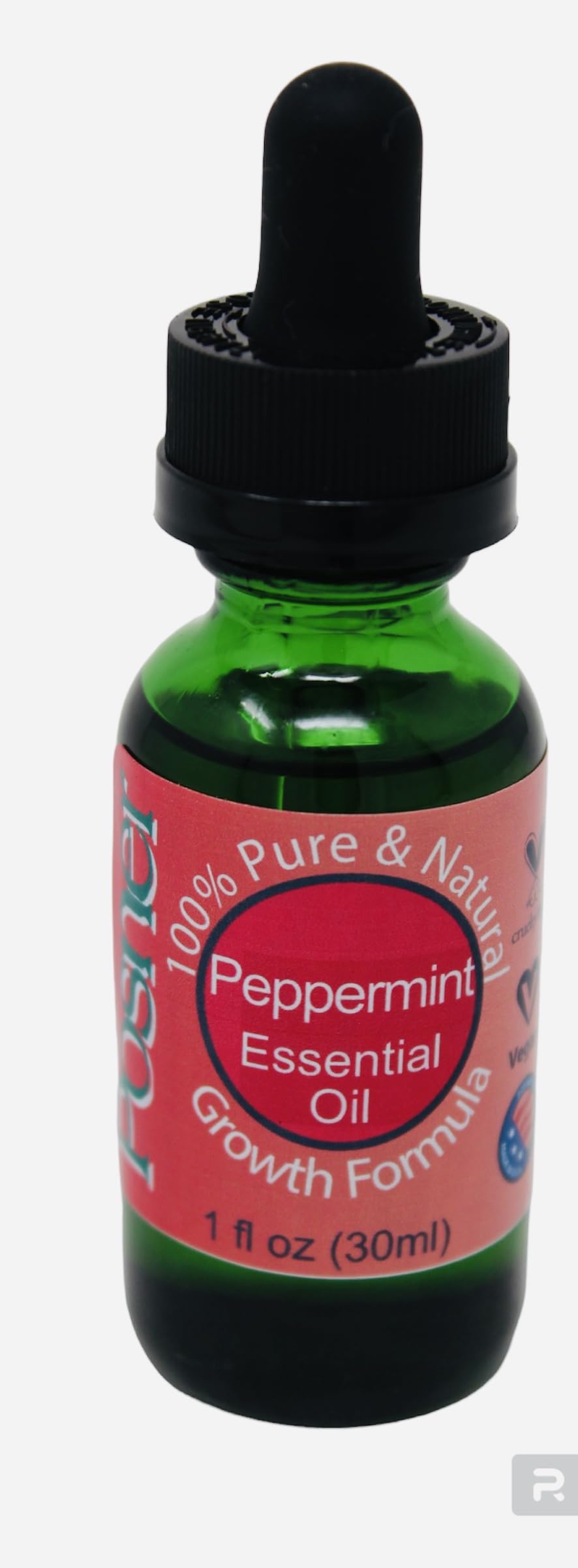 Posner Cosmetics Peppermint Premium Essential Oil for Hair Strengthening & Repair, 1 Fl Oz (Pack of 1)