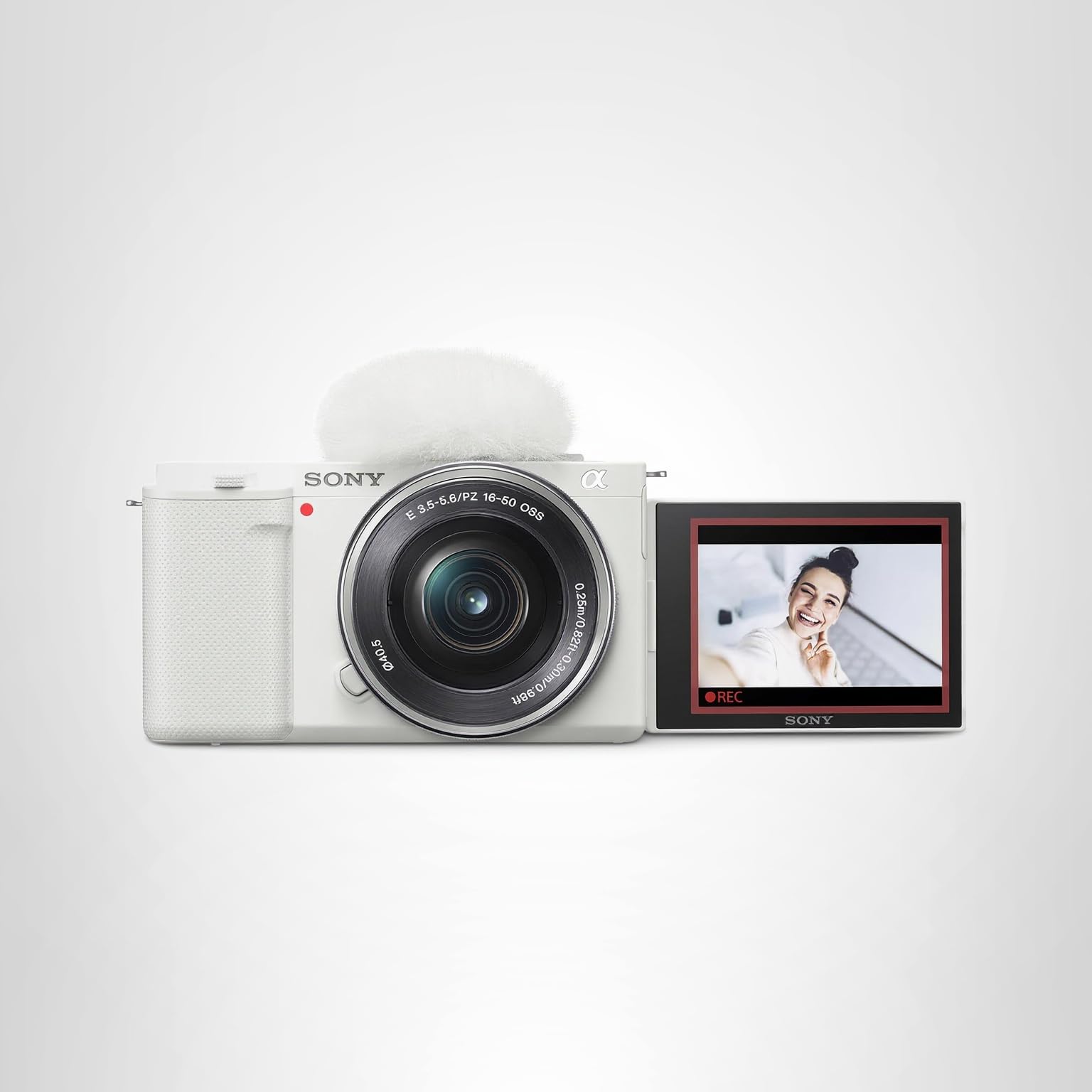 Sony Alpha ZV-E10 - APS-C Interchangeable Lens Mirrorless Vlog Camera Kit - Black: Sony Alpha ZV-E10 - APS-C Interchangeable Lens Mirrorless Vlog Camera Kit - White