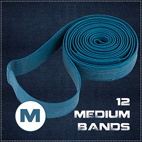 12 Pack Of Extra Large Rubber Bands- 36" Length Extra Strength Mover Bands - Pallet Band Or Moving Blanket Band (Color May Vary) - By Kitchentoolz #TOP2