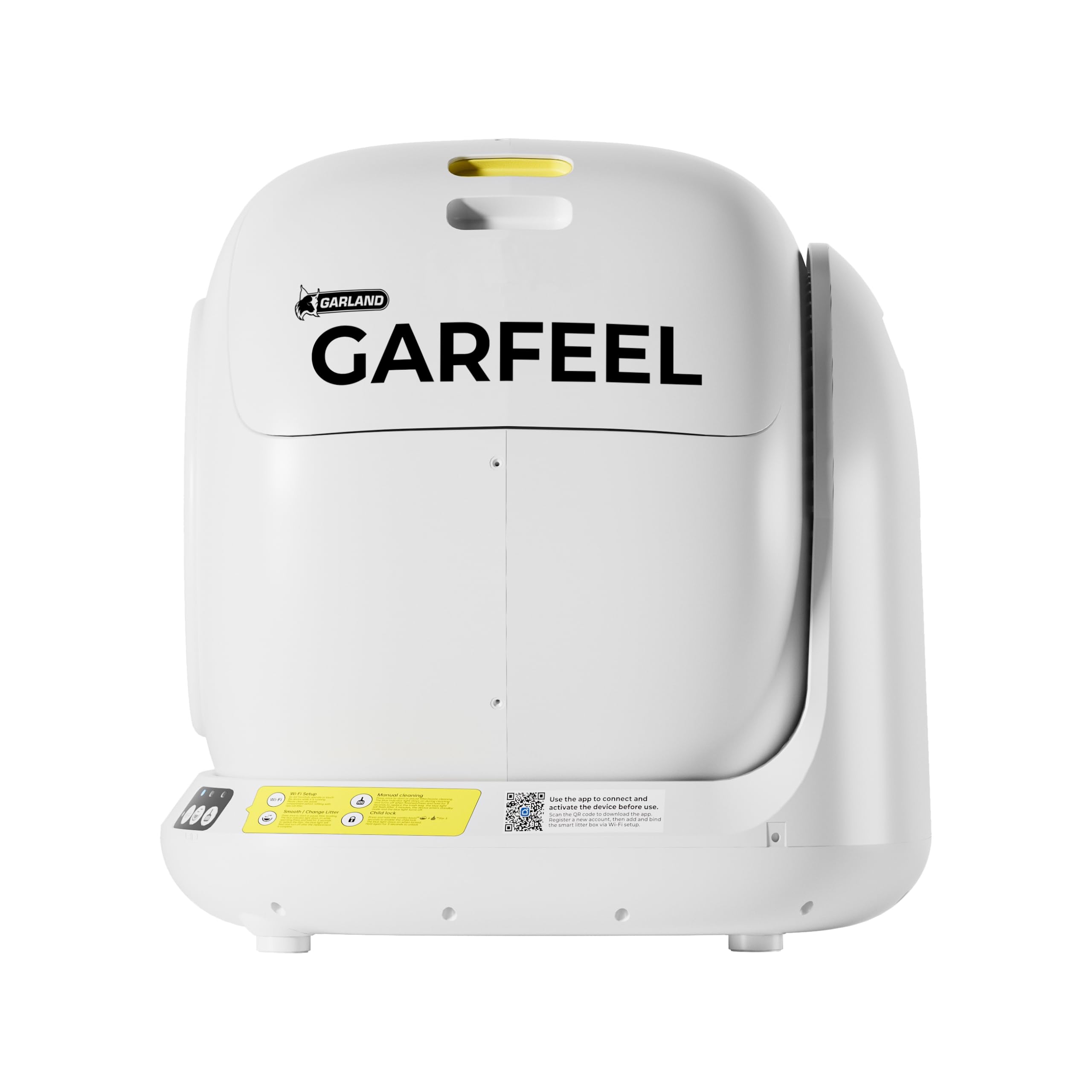GARFEEL Arenero Autolimpiante Inteligente WiFi para Gatos con App