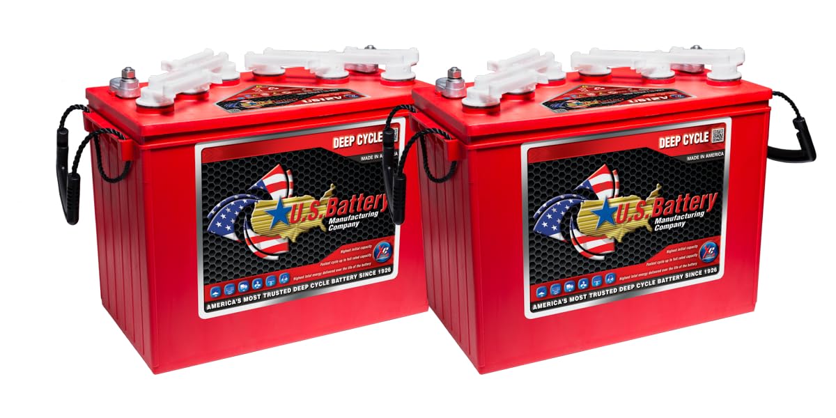 Amazon.com: Set of 2 | US Battery US12VXC2 12 Volt 155 Ah Deep