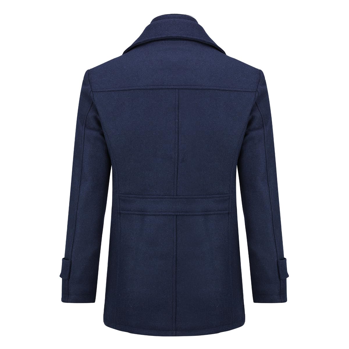 Allthemen Cappotto da Uomo in Lana Trench Slim Fit da Lavoro Corto Business Trench Coat Soft Touch Calda Invernale Coat