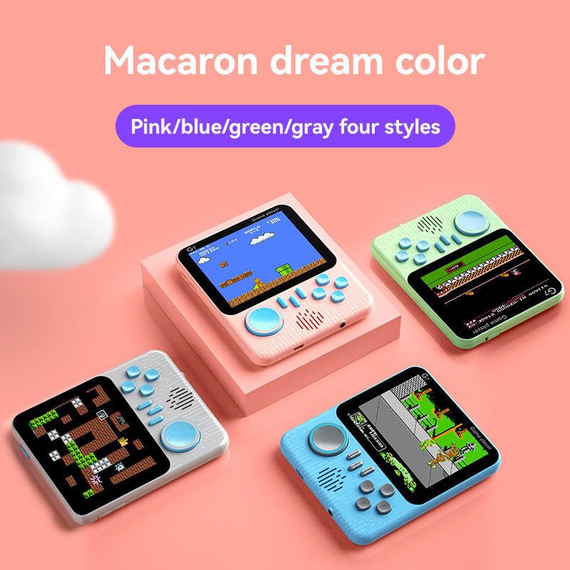 Image of Storio G7 Retro Handheld Gaming Console for Kids & Adults | 666-in-1 Built-in Classic Video Games | Rechargeable Portable Game Player | TV Output | Best Toy Gift for Boys 7-14 Years