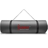 Non-Slip Yoga Mat – Durable, Anti-Tear, Lightweight, Cushioned Support for Yoga, Pilates, Stretching Exercises, Meditation and Floor Workouts | Multiple Sizes & Colors