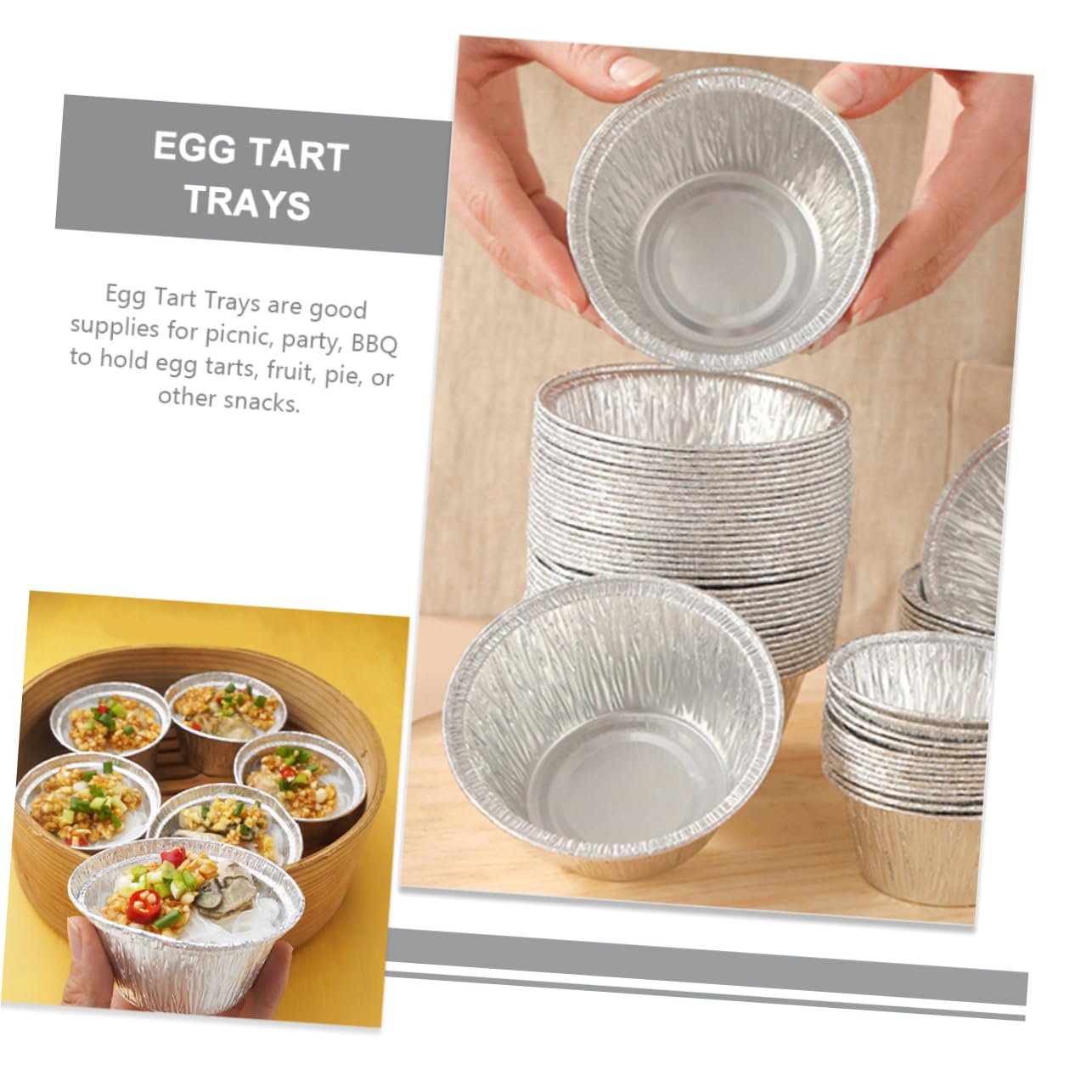 HOLIDYOYO Moules à Cake Jetables De Haute Qualité Résistants