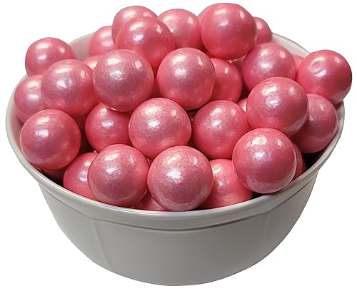 Miniatura 2 de Bolso a granel rosa claro de las bolas de goma de la perla 1 pulgadas-2 libras para las duchas del bebé y los partidos de la revelación del género