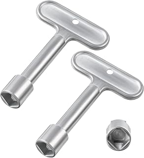 3/8'' Hydrant Key Compatible with Zurn P1300-PART-13-KEY Z1300 Series, Water Spigot Shut Off Tool for Wall Hydrant Faucets Valves, Outdoor Hose Valves and Outdoor Faucet Lock(2 Pack)