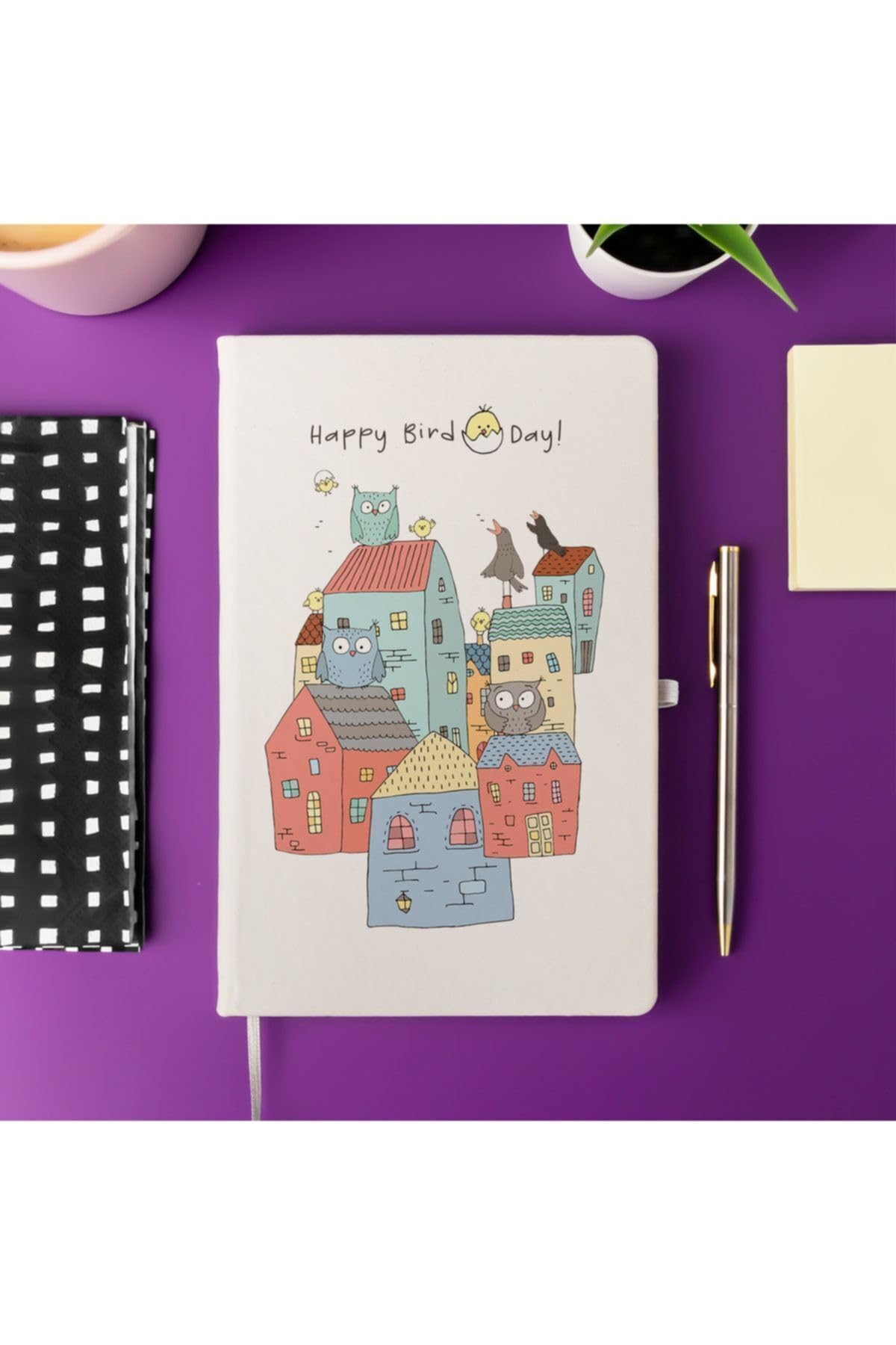 Hediyesepeti Happy Birdday Not Defteri 13x21 cm