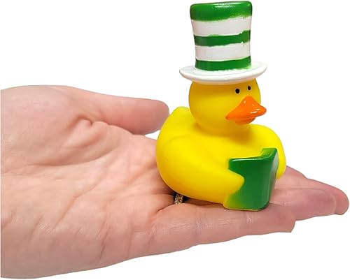 Miniatura 10 de Cool Rubber Ducks (2 pulgadas) tamaño estándar. (paquete de 12) lindos juguetes de bañera de pato para piscina (patos de goma para motoristas)