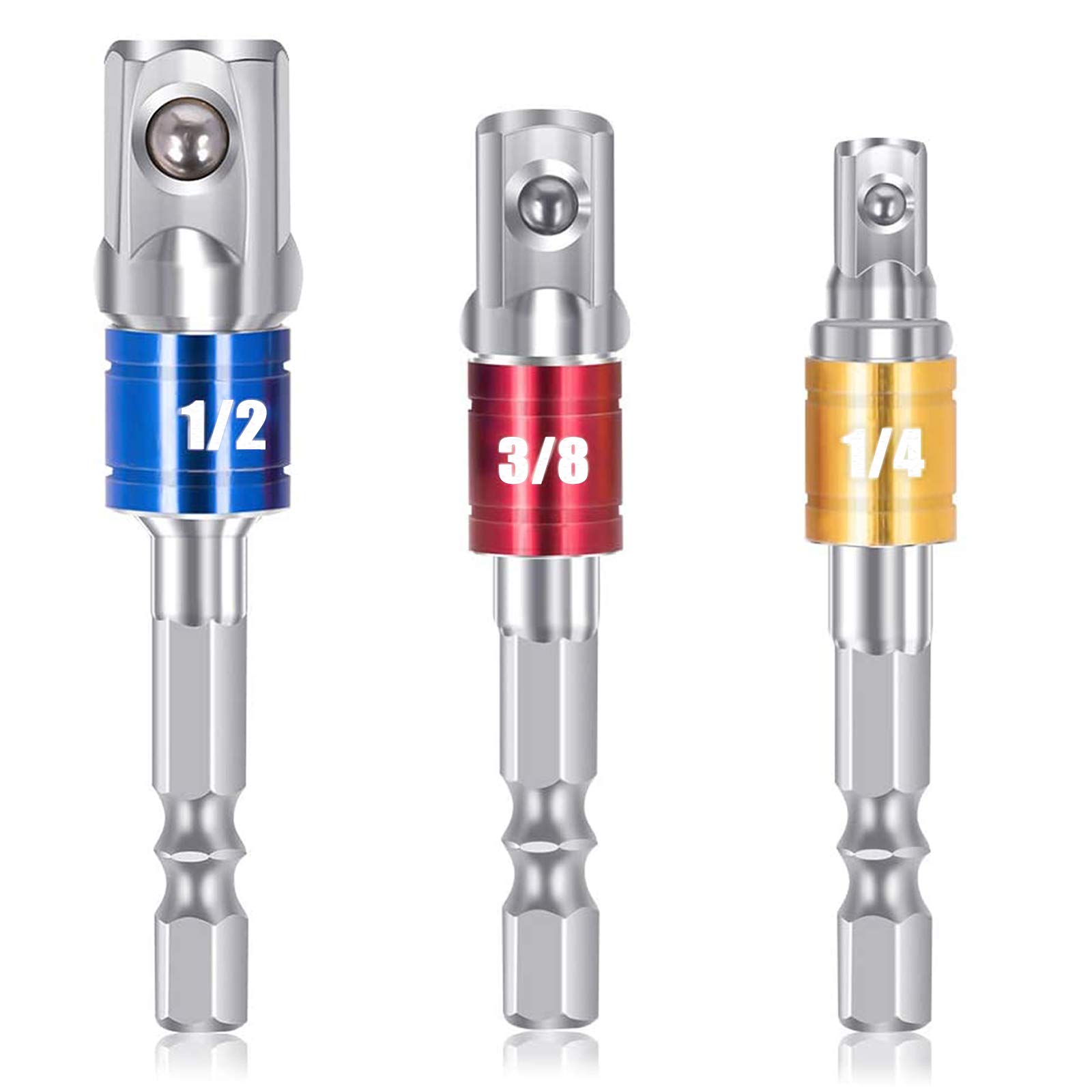 Snapklik.com : Impact Grade Socket Adapter/Extension Set Turns Power ...