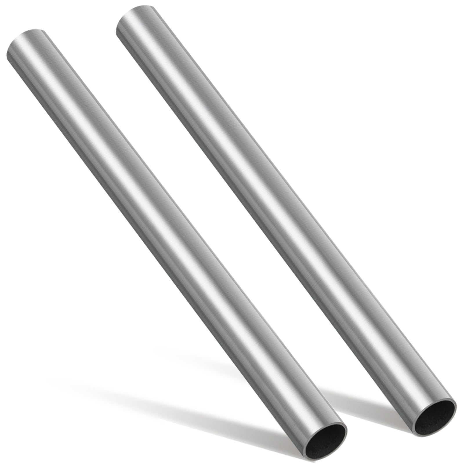 Hicarer 2 Pack 316 Stainless Steel Tubing, 1 inch OD, 16 Gauge, 12 Inch