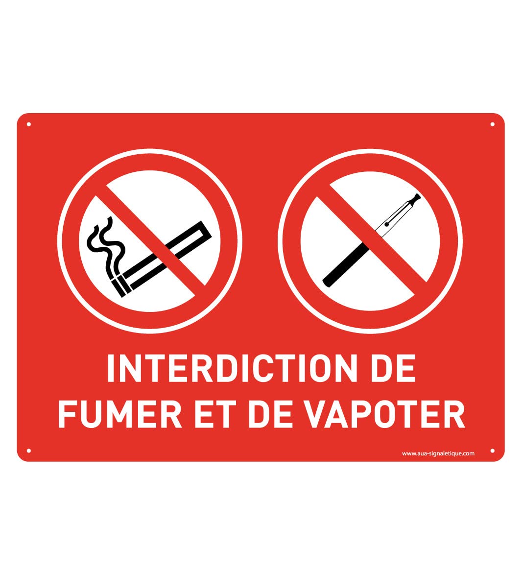 AUA SIGNALETIQUE Hundewarnschild 'Je Monte La Garde' – Rot, 490x350 Mm, Aus Wetterfestem PVC, Vorgebohrt