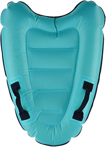 Tabla de bodyboard para tanque de surf, tabla flotante inflable no deslizante portátil para adultos, cielo azul y niños