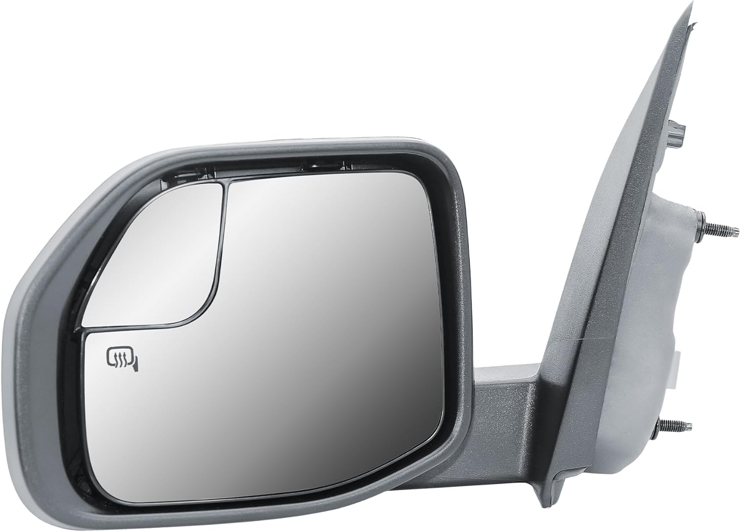 Replacement Driver Left Side Door Mirror Power and Heated Glass with Blind Spot Glass Textured Black Cover for 2022-2025 Ford Maverick