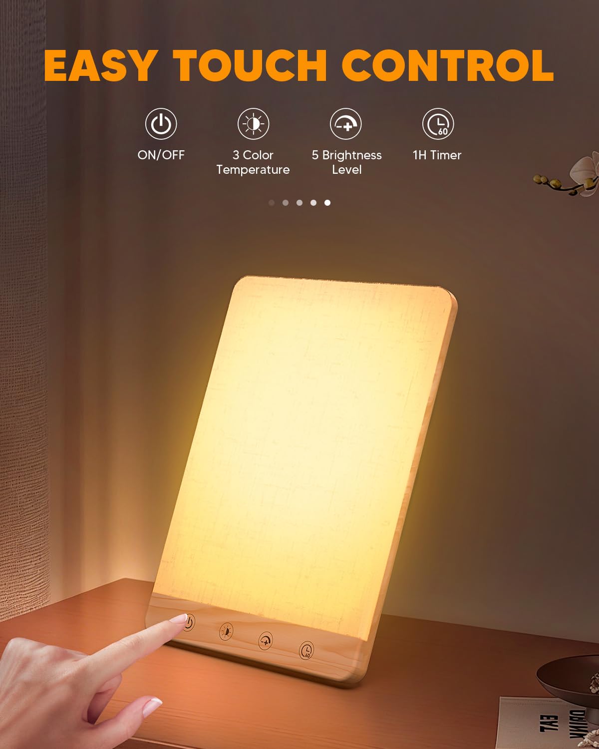 Light Therapy Lamp - 10000 Lux Sun Lamp -9 Light Therapy Lamp - 10000 Lux Sun Lamp -9