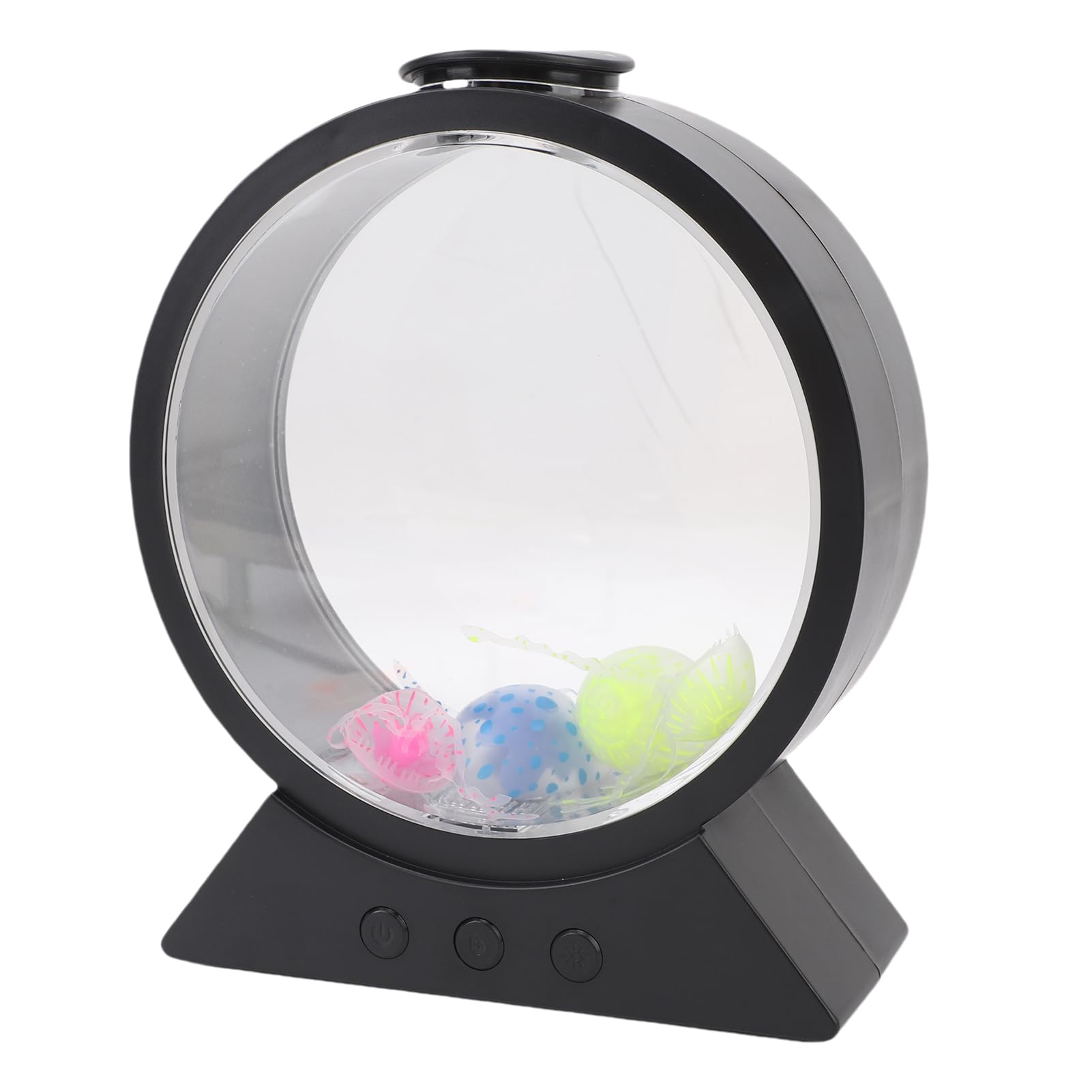Naroote Lampa LED 7 Kolorów Nocna do Sypialni 5W ABS (BLACK)