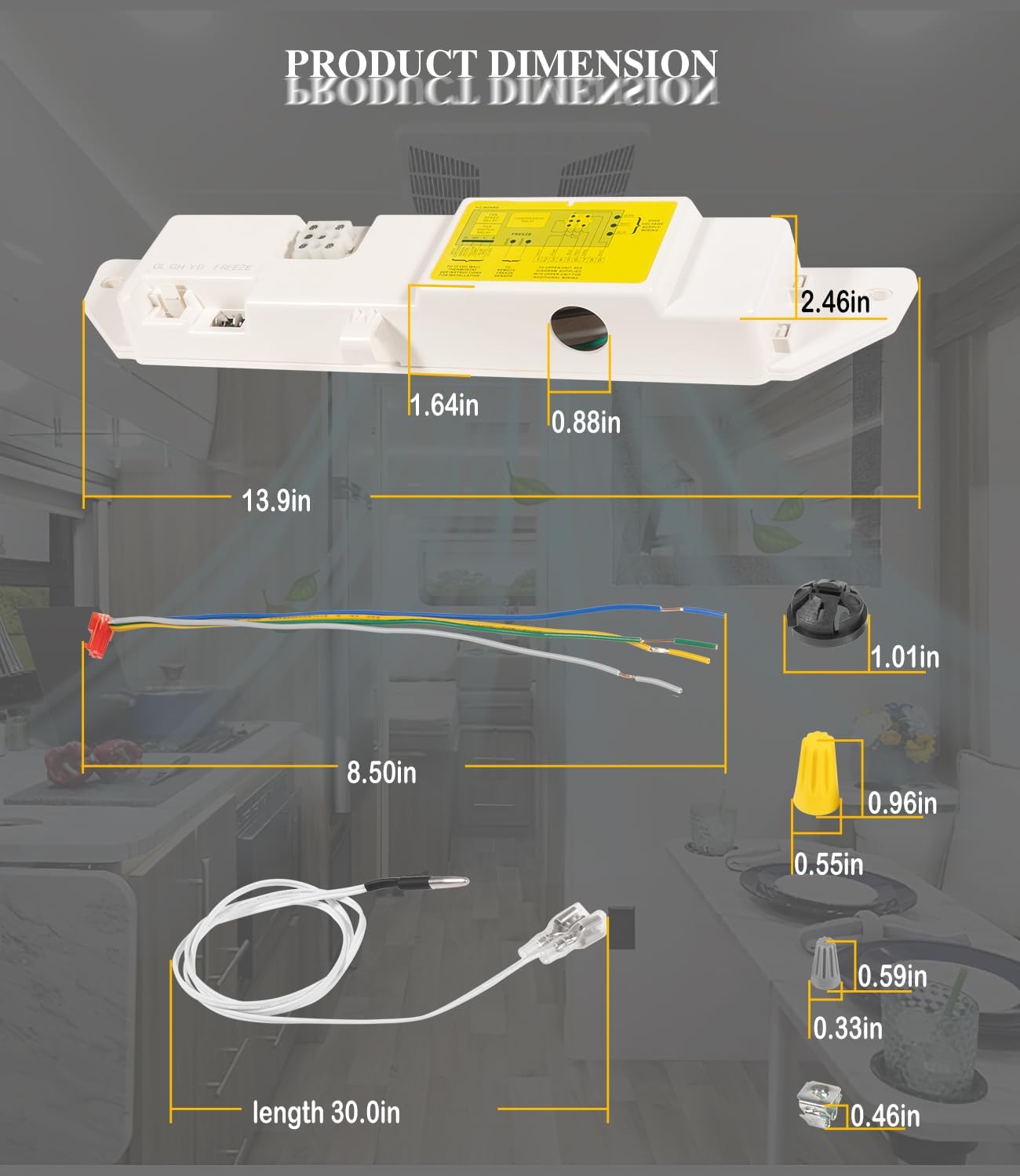 8330-752 Air Conditioner Control Box Assembly, Cool Only Control for Coleman Mach Non-Ducted Ceiling Configurations with Wall Thermostat