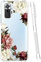 Vista 2 de Funda para Redmi Note 10 (4G)/para Redmi Note 10S M2101K7BG Funda transparente para niñas mujeres, TPU suave a prueba de golpes Funda protectora