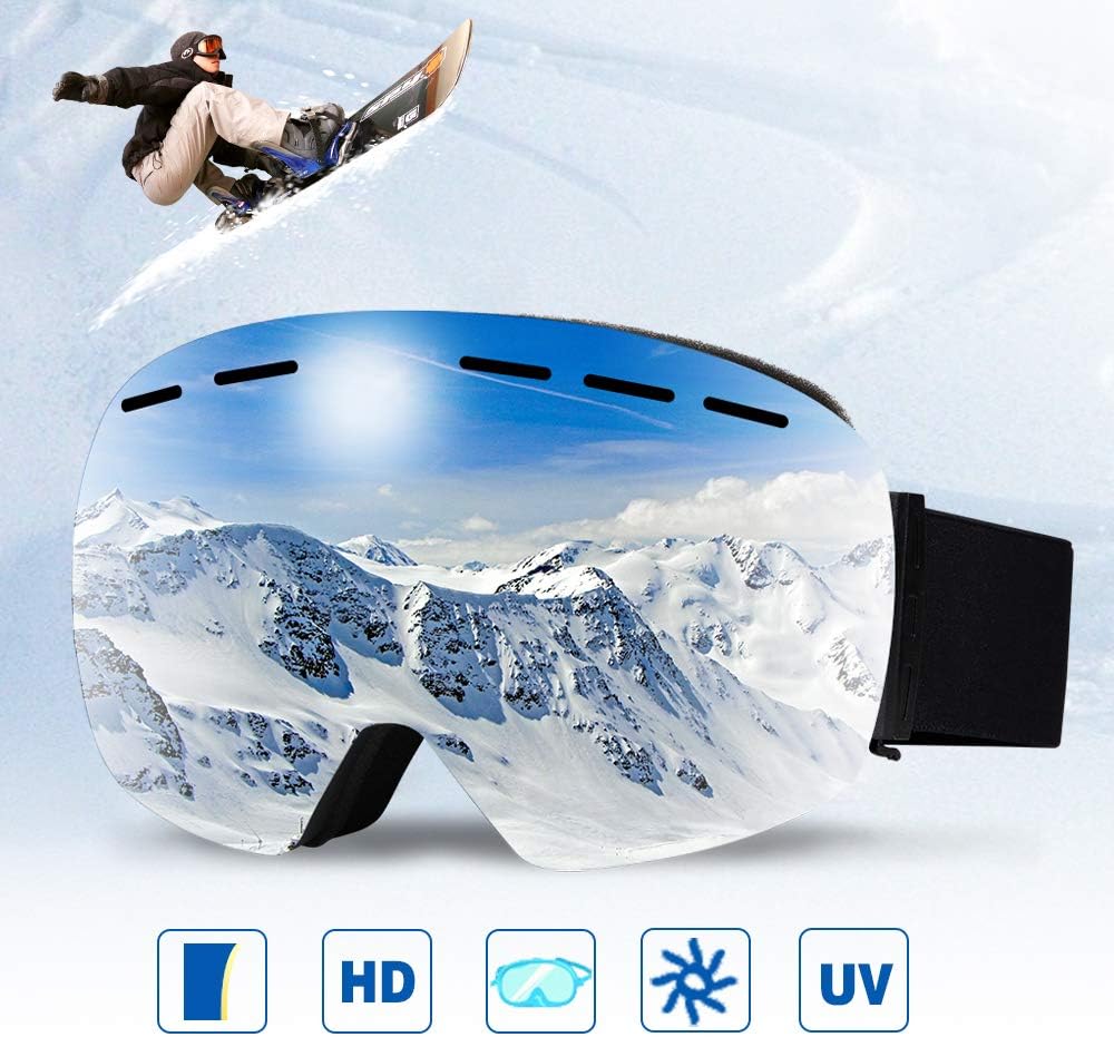occhiali da snowboard con lenti magnetiche