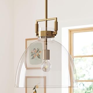 25 White Kitchen Ideas For a Clean and Elegant Space 135 Nathan James Leigh Pendant Lighting, Hanging Ceiling Light with Oversize...