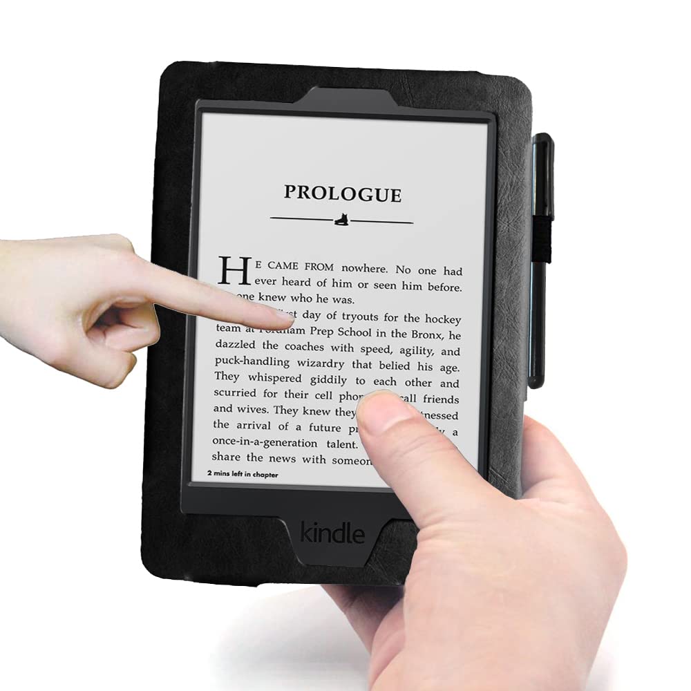 Étui en cuir pour Kindle 7e génération 2014, veille/réveil automatique
