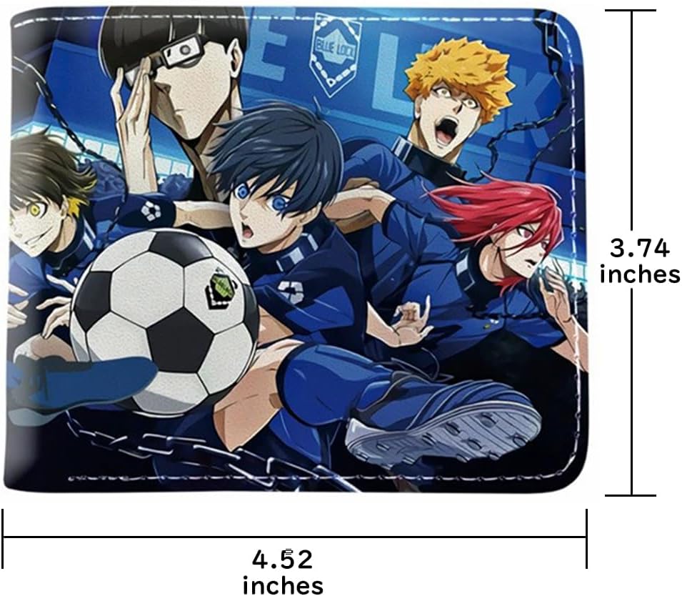 Anime Wallet for Women Men Anime Bifold Wallet Purse Card Holder Kawaii image 3