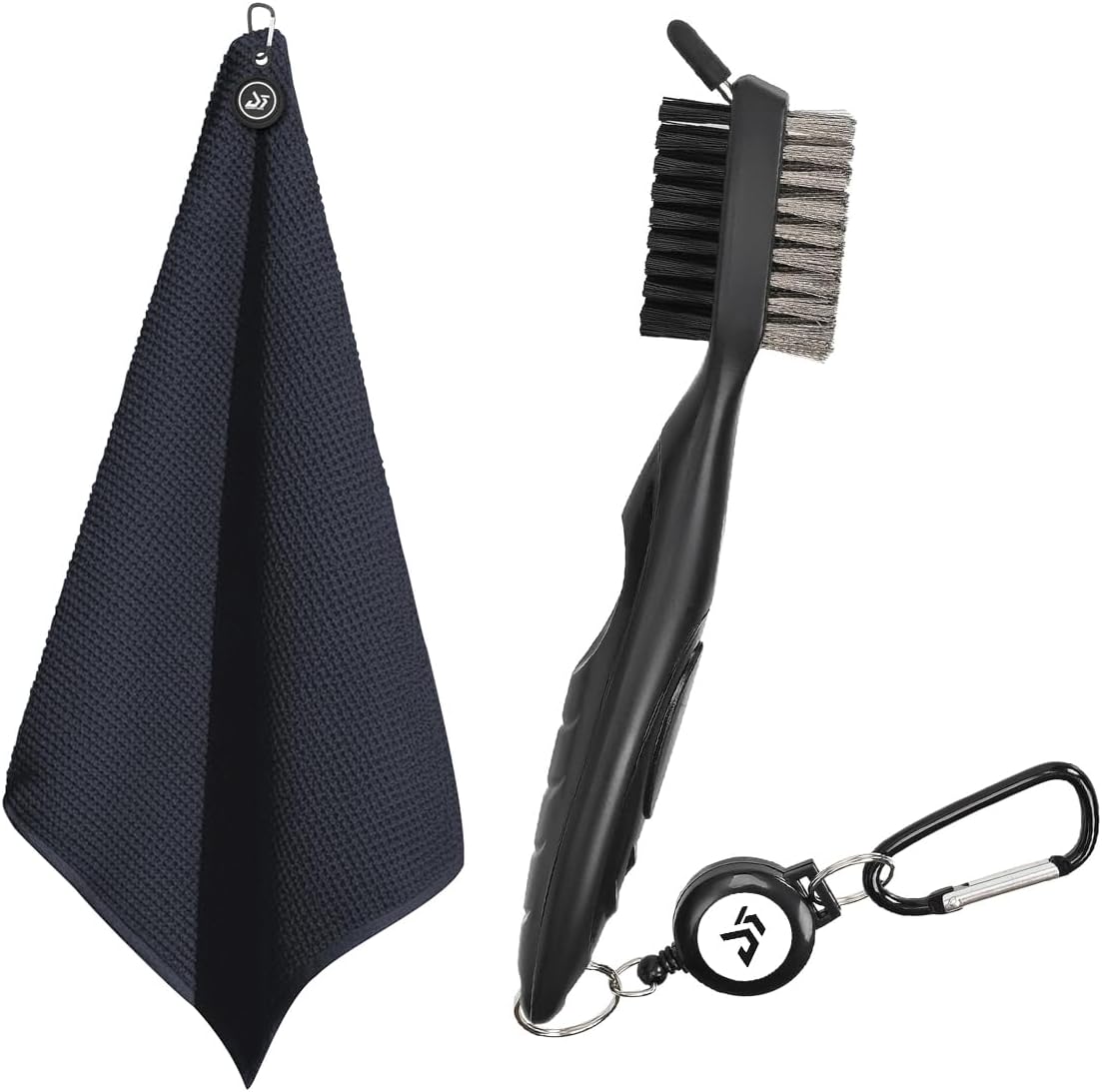 Dragon tiger Magnetic Golf Towel and Club Brush Set