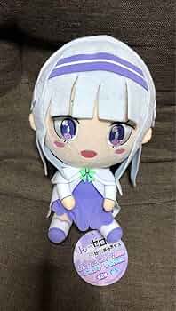 リゼロ　ぬいぐるみ　エミリア 笑顔】Re:ゼロから始める異世界生活 お座りぬいぐるみBIG